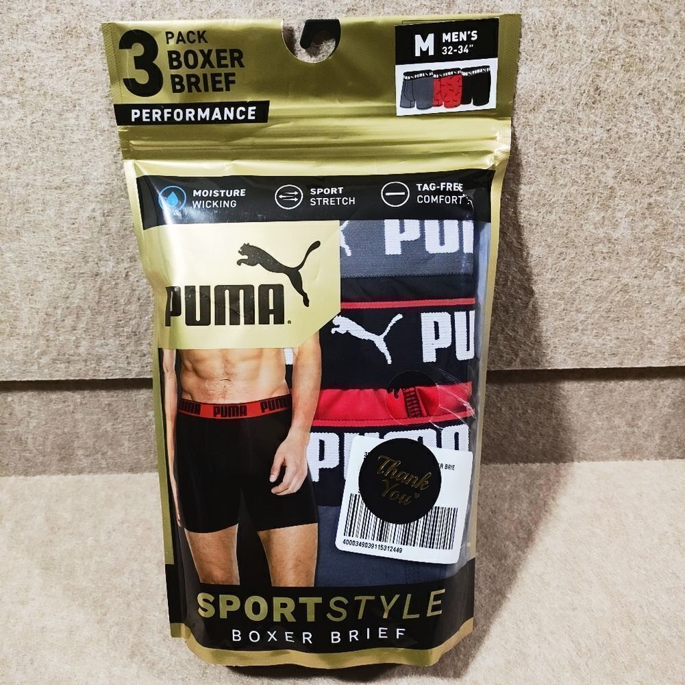 Puma Sport Style Boxer Briefs Performance Athletic Fit #8